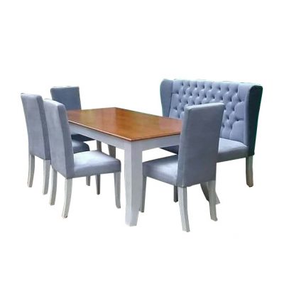 Meja Makan Modern Sofa Mewah Brown CFS - 2