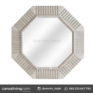 Cermin Hexagonal Ruang Tamu Meja Minimalis