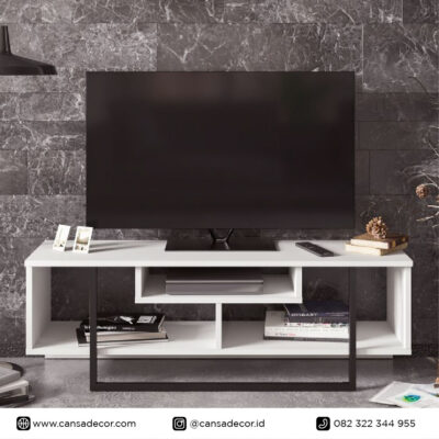 Bufet TV 55 inch Taniya Minimalis Variasi Besi Harga