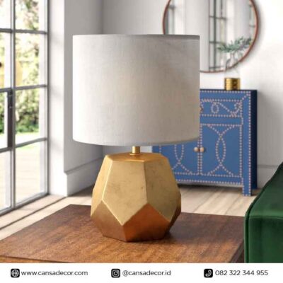 Lampu Meja Kontemporer Hexa Chic Modern