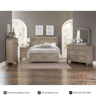 tempat-tidur-antik-vintage-shabby-putih-terbaru-jual
