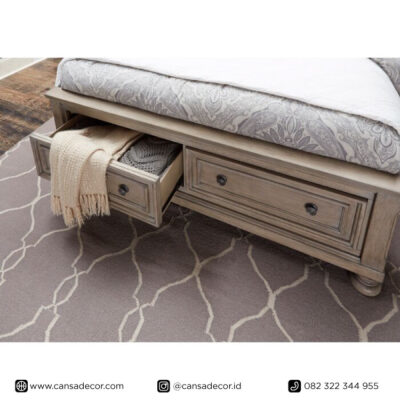 tempat-tidur-antik-vintage-shabby-putih-terbaru-murah