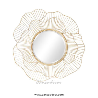 Cermin-Dinding-Mewah-Gold-Rose-Cantik-Kontemporer-surabaya