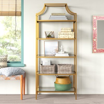 Jual Rak Buku Kantor Besi Damon Minimalis Kaca (1)