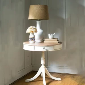 meja hias putih shabby klasik kayu jati jepara, Meja Pojok Minimalis Shabby ,