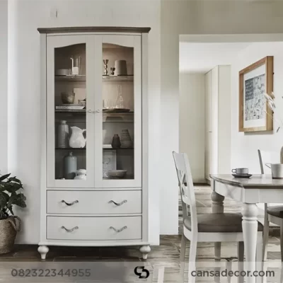 lemari hias terbaru, lemari jati pajangan, lemari hias sudut jati,