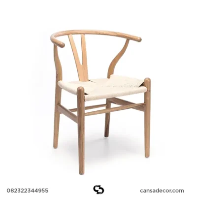 Kursi Makan Sederhana Wishbone Jakarta