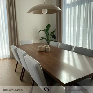 Meja Kayu Jati Tebal Solid bogor webp
