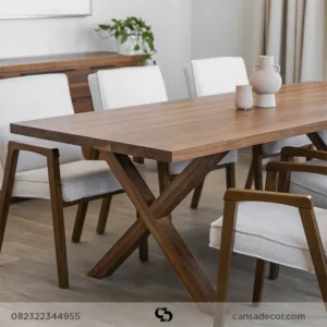 Meja Kayu Jati Tebal Solid bogor webp