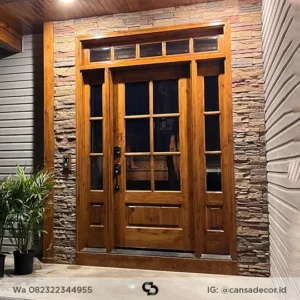 pintu depan rumah minimalis