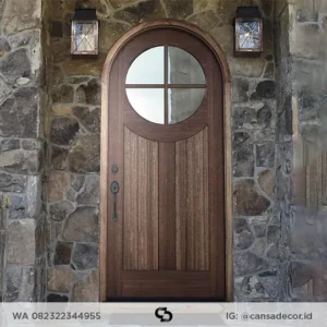 Daun Pintu Jati Minimalis Oval