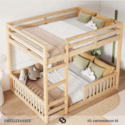 tempat-tidur-anak-anak-tingkat-jati