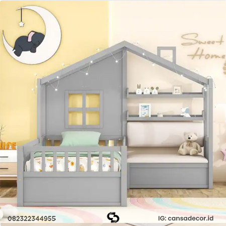 tempat-tidur-anak-bentuk-rumah-rak tempat-tidur-anak-bentuk-rumah-rak
