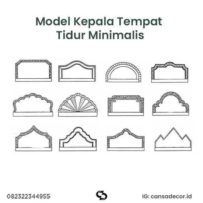 Model Kepala Tempat Tidur Minimalis