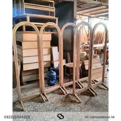 sekat pembatas ruangan kantor proses jati