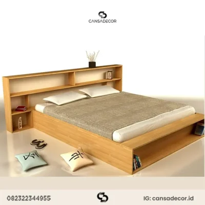 dipan kamar tidur jati 160x200