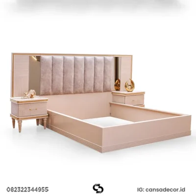 tempat tidur 1 set mewah kerajaan