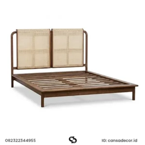 tempat tidur jati jepara scandinavian