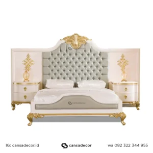 tempat tidur set mewah elegan