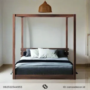 tempat tidur tempat tidur jati jepara kelambu canopy hotel