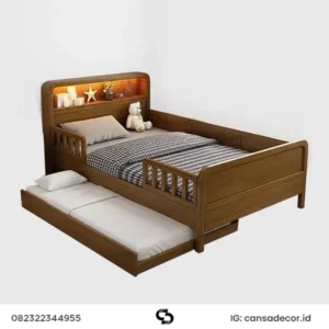 custom dipan kasur, kasur laci, tempat tidur jati jepara terbaru,