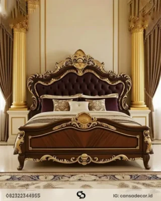 tempat tidur ukiran jati jepara