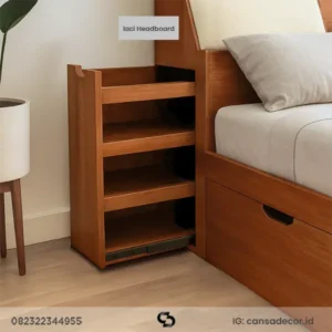 tidur tempat tidur jati jepara Laci penyimpanan 2
