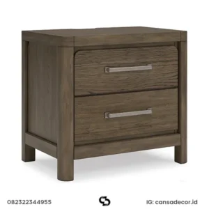Kamar Set Pengantin Minimalis Sany Modern Kayu Solid nakas