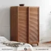 lemari sliding 2 pintu kayu, model lemari pakaian 2 pintu minimalis,