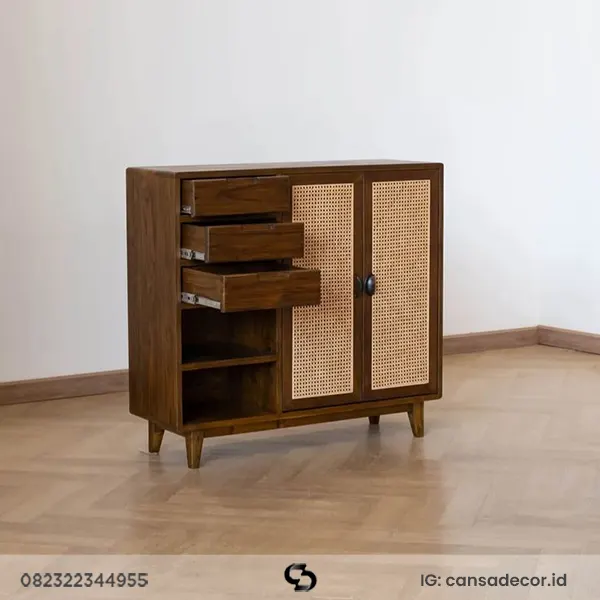 lemari bayi minimalis Kayu Jati 