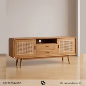 meja tv kayu jati jepara minimalis