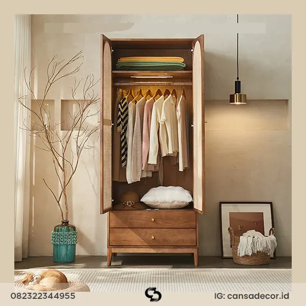 lemari jati minimalis sliding 2 pintu, lemari pakaian 2 pintu kayu jati minimalis, lemari pakaian jati 2 pintu,