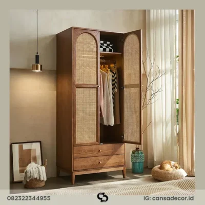 model lemari 2 pintu, rangka lemari kayu 2 pintu Jati, lemari jati minimalis sliding 2 pintu,