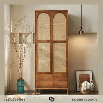 lemari jati minimalis sliding 2 pintu, lemari pakaian 2 pintu kayu jati minimalis, lemari pakaian jati 2 pintu,
