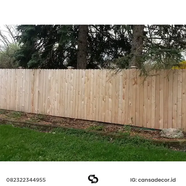 Pagar Kayu Privasi
